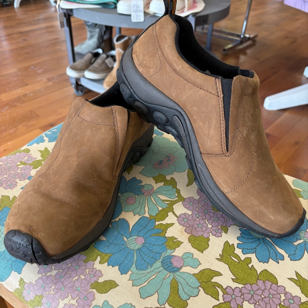 Men's Merrell Brown Slip-On Loafers J63839W Size 10.5W